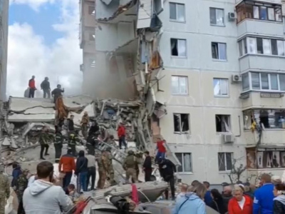 Дом в Белгороде был поврежден фрагментами сбитой ракеты «Точка-У»